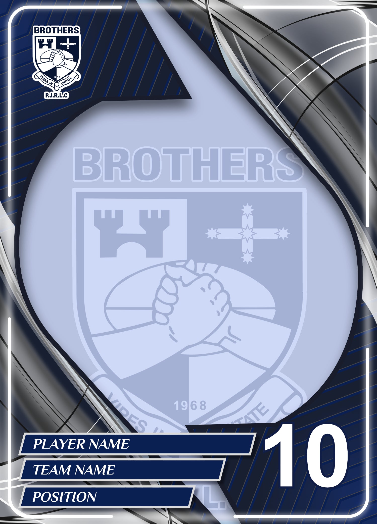 Brothers PJRLC Customised Card